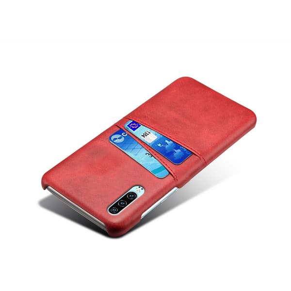 Huawei P30 -kotelo, jossa on korttipidike Red