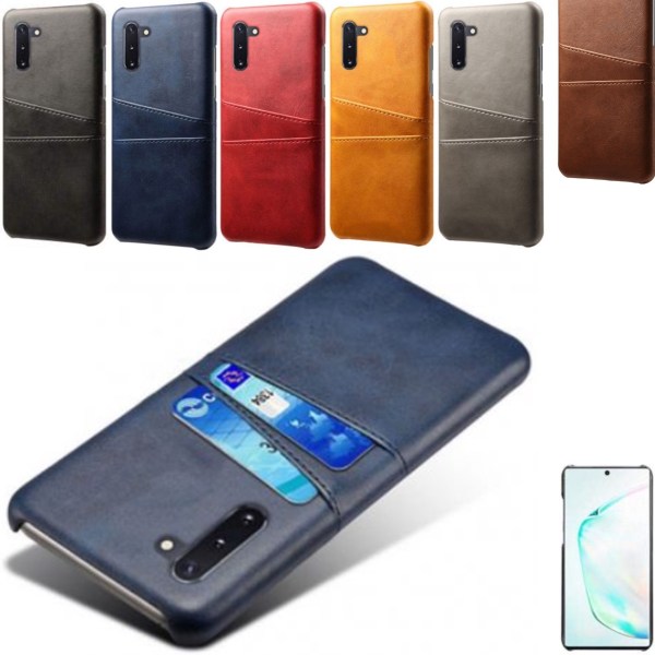 Samsung Galaxy Note10 must kortti - Ruskea Note10