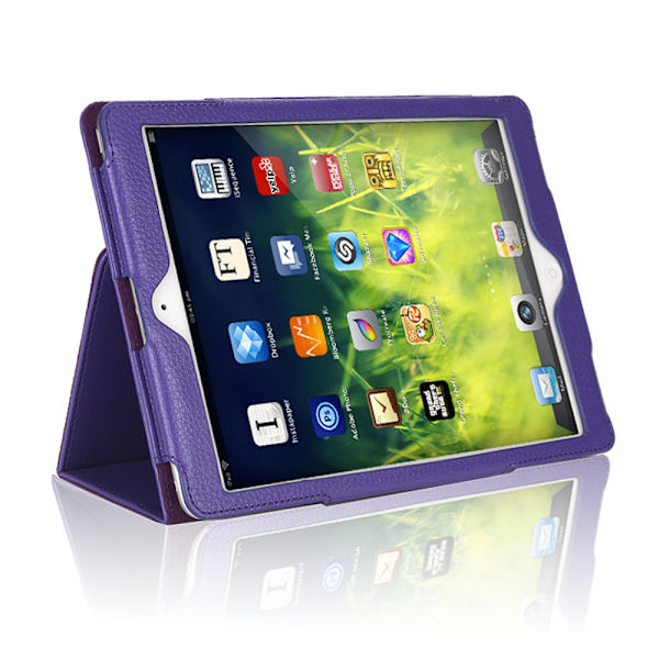 iPad mini 1/2/3 etui/skal/beskyttelse enkelt - Lilla Ipad Mini 1/2/3