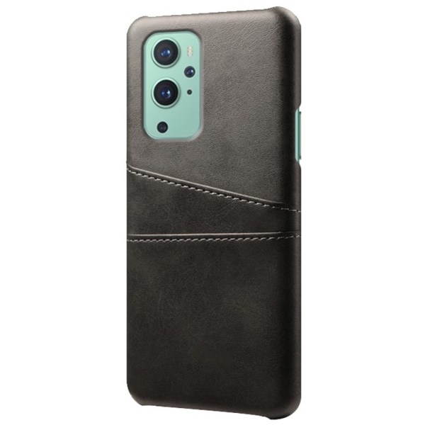 Korttipidike OnePlus 9 -kuorinen mobiilikuoren reikä laturikuulokkeille - Black OnePlus 9 5G