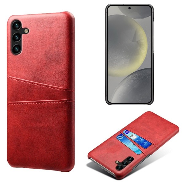 Samsung Galaxy S24 FE skal med kortlomme - Mørkebrun Samsungs S24 FE