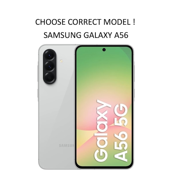 Samsung Galaxy A56 etui pung cover kortholder - Brun SAMSUNG A56