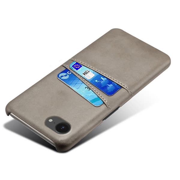 1SWEDEN iPhone 17e/16e cover mobilcover 2 kort bagside - Sort