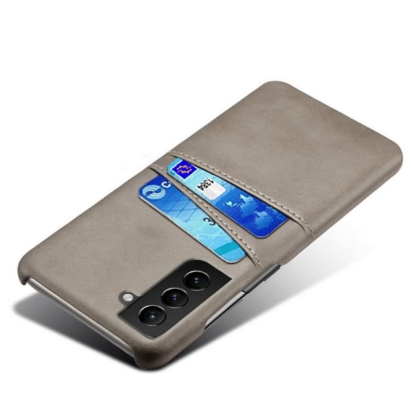Kortholder Samsung S22 Cover Mobiltelefon Taske Holder Oplader Hovedtelefoner - Grå Samsung Galaxy S22