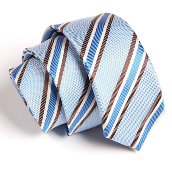 Smal slips i olika färger och mönster Blå / beige / vit