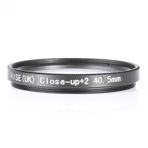 40.5 mm +2 close up- / makro- / närbildsfilter Svart