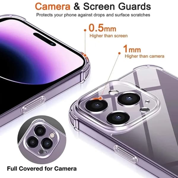 Iphone 16 Pro skal etui Army V3 Transparent