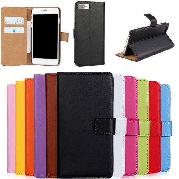 iPhone 7/8 Plus pung etui pung etui etui beskyttelse rød - RED iPhone 7 Plus / Iphone 8 Plus