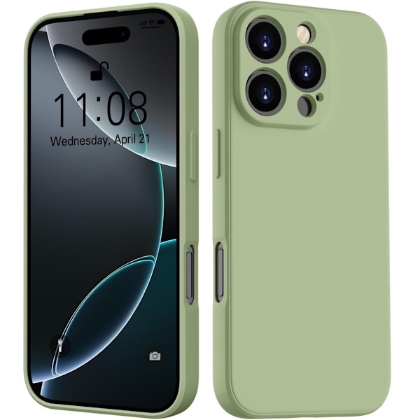 iPhone 16 Pro skal mobilskal fodral TPU / silikon ljusblå - LJUSBLÅ IPHONE 16 PRO