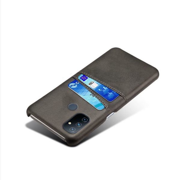 Kortholder OnePlus Nord N100 cover etui hul til oplader hovedtelefoner - Black OnePlus Nord N100