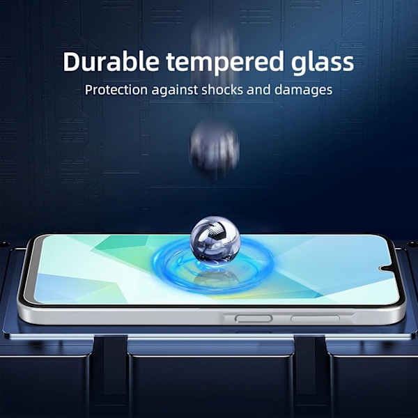 Samsung Galaxy A16 Tempered Glass -näytönsuoja Premium 1-pakkaus läpinäkyvä