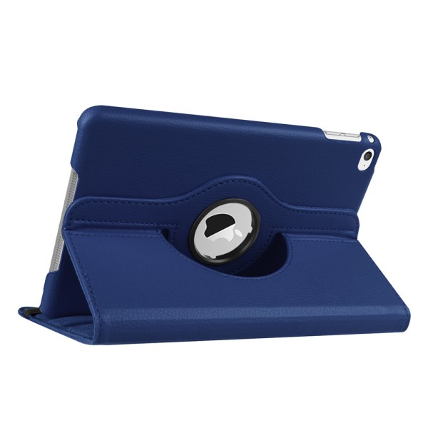 Beskyttelse 360° rotation iPad mini 4/5 etui sæt skærmbeskytter cover - Mørkeblå Ipad Mini 5/4 2019/2015