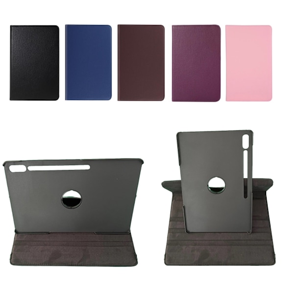 360 etui Samsung Galaxy Tab S10 Ultra skærmbeskytter cover sort - Sort Sort