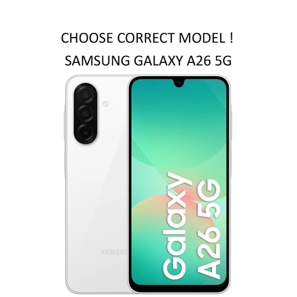 Samsung Galaxy A26 kotelo lompakko kuori korttipidike - Ruskea SAMSUNG A26