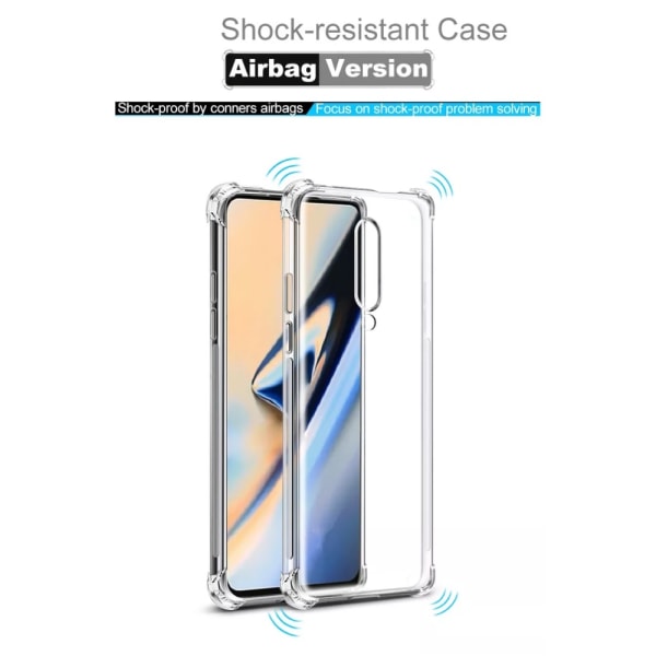 Army V3 vælg OnePlus 8Pro/8/7TPro/7Pro/7/6T skal etui beskyttelse - Transparent OnePlus 7T Pro