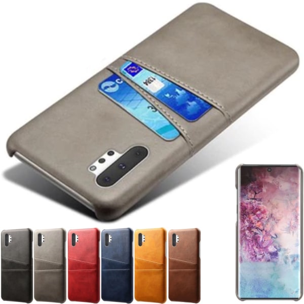 Samsung Galaxy Note10+ etui kort - Sort Note10+