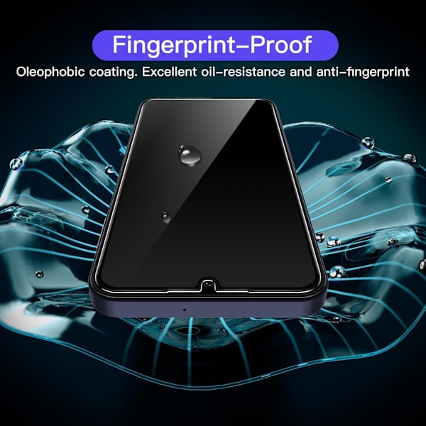 2-pakkia Samsung Galaxy A15 Tempered Glass -näytönsuojia Premium läpinäkyvä