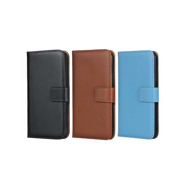 Iphone 15 Pro/ProMax/Plus plånbok skal fodral skydd - Brun Iphone 15