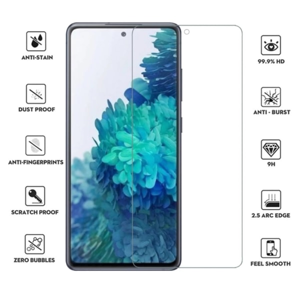 2 skærmbeskyttelse Samsung Galaxy A53/A33/A52/A52s/A12 beskyttelse - VÆLG: Transparent A12 4G