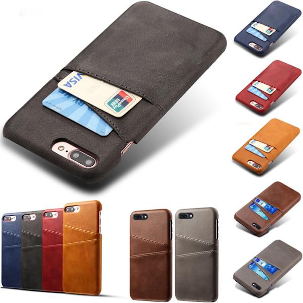 Iphone 7/8 Plus skal kort - Lysebrun / beige iPhone 7+/8+