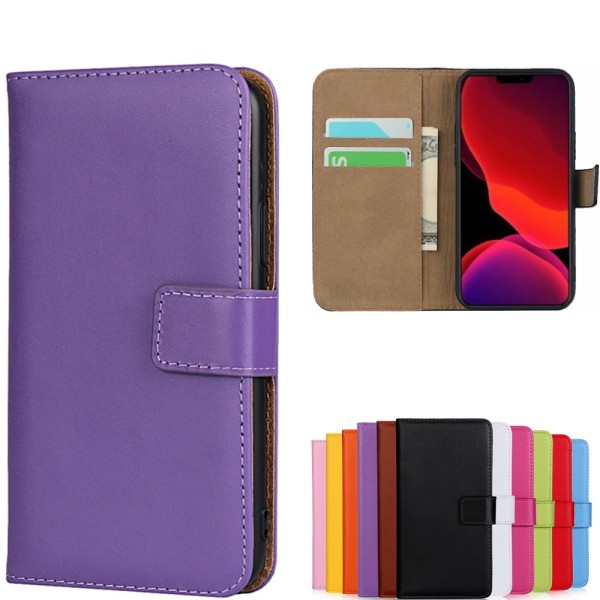 iPhone 13 lompakkokotelo lompakkokotelon kotelo matkapuhelimen kansi violetti - PURPLE iPhone 13