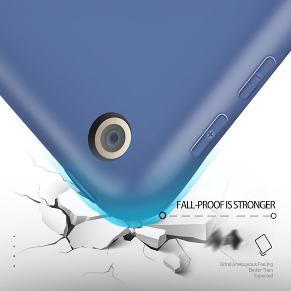 Alla modeller silikon iPad fodral air/pro/mini smart cover case- Ljusblå Ipad 2/3/4 från år 2011/2012 Ej Air