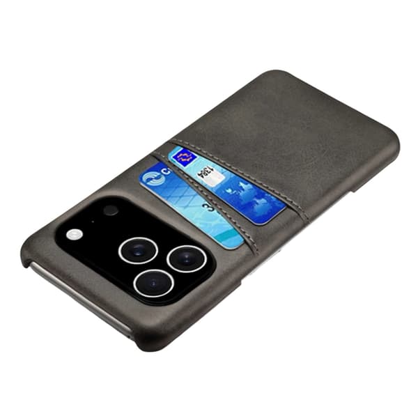 1SWEDEN korttikotelo Iphone 17 Pro Max kuorelle - Black iPhone 17 Pro Max