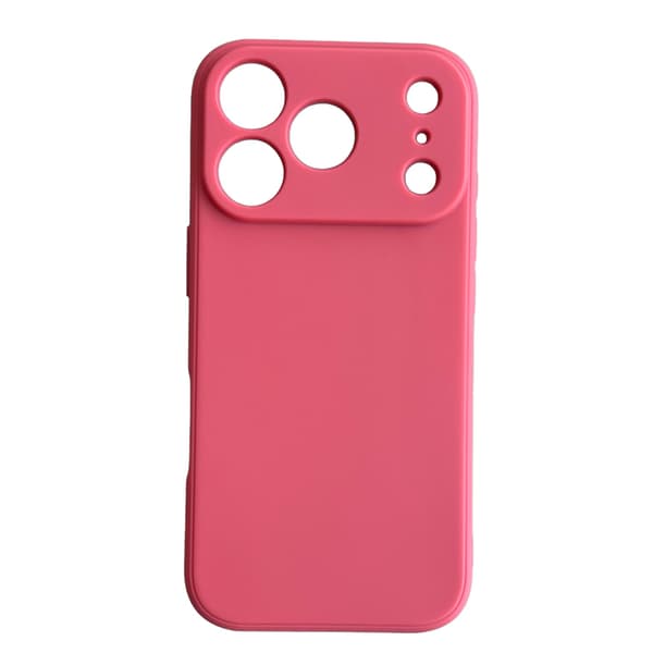 Iphone 17 Pro Max skal mobilskal silikone / TPU - VÆLG: RED IPHONE 17 PRO MAX