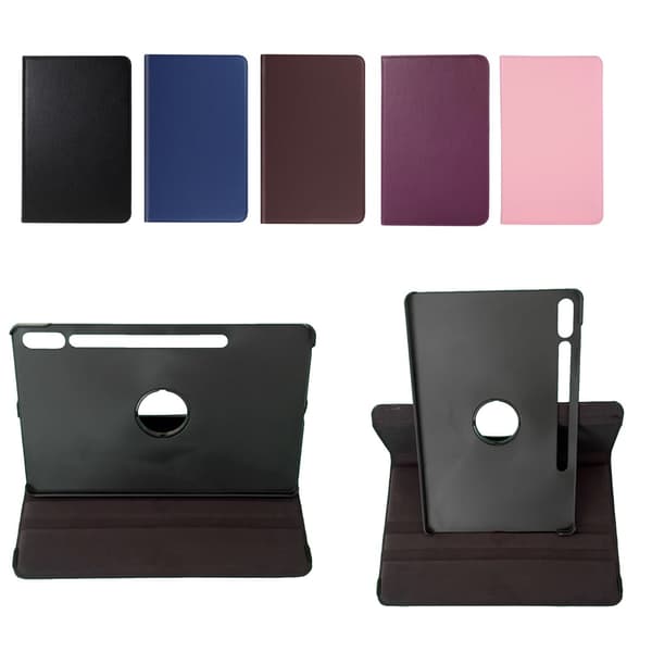 360 etui Samsung Galaxy Tab S9 FE+ skærmbeskytter cover sort - Sort Sort