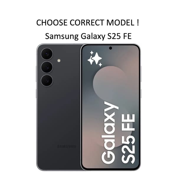 Samsung Galaxy S25 FE lompakkokotelo korttipidike - Musta SAMSUNG S25 FE
