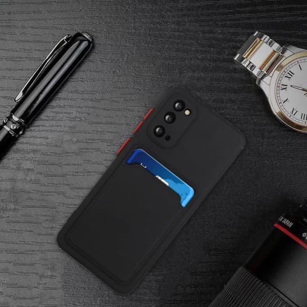 Sort kortholder etui til Samsung Note 10/20 Plus/Ultra - Black Note10 Plus Samsung Galaxy