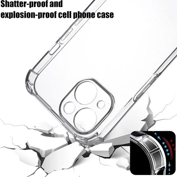 Iphone 15 Plus skal etui Army V3 Transparent Iphone 15 Plus
