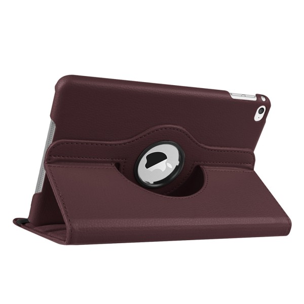 Beskyttelse 360° rotation iPad mini 4/5 etui stativ skærmbeskyttelse skal - Brun Ipad Mini 5/4 2019/2015