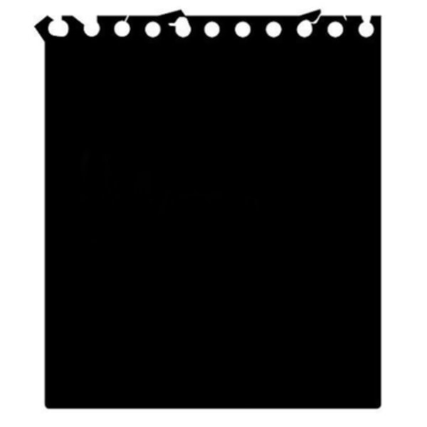 Blackboard, självhäftande, blad från anteckningsblock svart