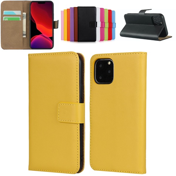 iPhone 11 Pro Wallet Case Wallet Case Cover Gul - Yellow iPhone 11 Pro