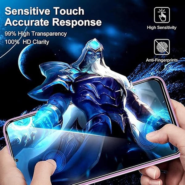 2-pakkia Samsung Galaxy A35 Tempered Glass -näytönsuojia Premium läpinäkyvä