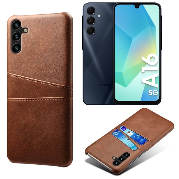 Samsung Galaxy A16 -kotelo korttipaikoilla Vaaleanpunainen Samsung A16