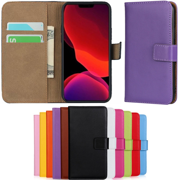 iPhone 13 mini plånboksfodral plånbok fodral skal kort orange - Orange iPhone 13 mini