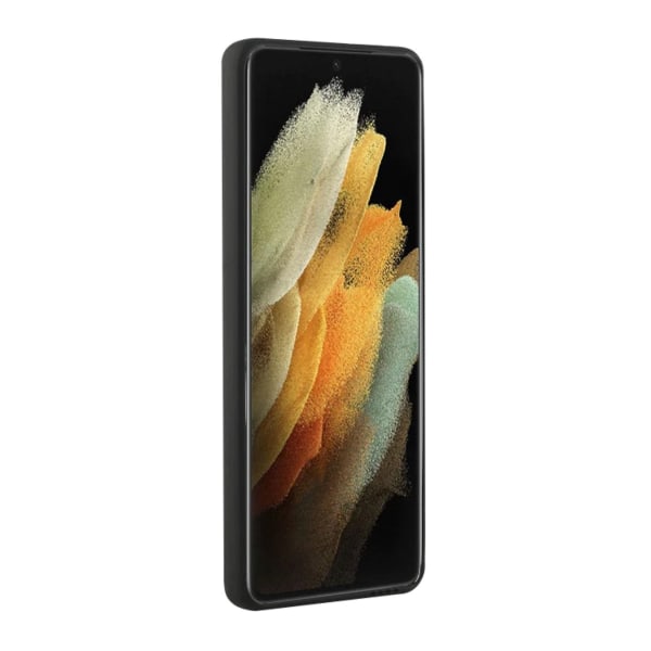 Samsung Galaxy S23 Ultra skal mobilskal korthållare slot SVART  