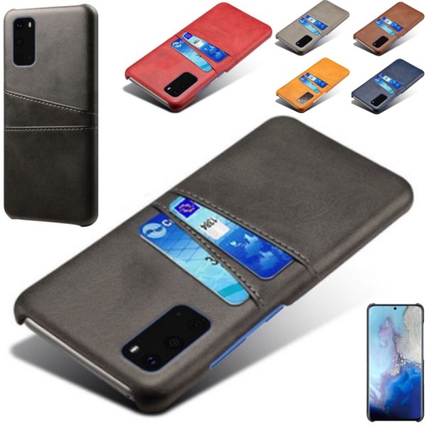 Samsung Galaxy S20 FE -kotelo korttipaikalla - Punainen S20 FE