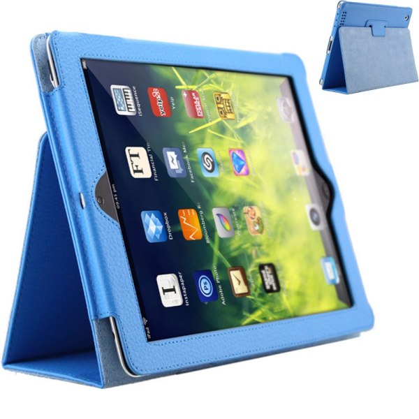 iPad 2 / Ipad 3 / Ipad 4 kotelo - Vaaleansininen Ipad 2/3/4 vuodelta 2011/2012 ei Air