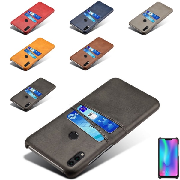 Korthållare Huawei P20 Lite skal mobilskal hål laddare hörlurar- Blå
