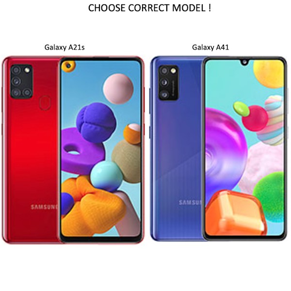 Valitse Samsung Galaxy A21s/A41 kuori kotelo cushion - Transparent Galaxy A21s case