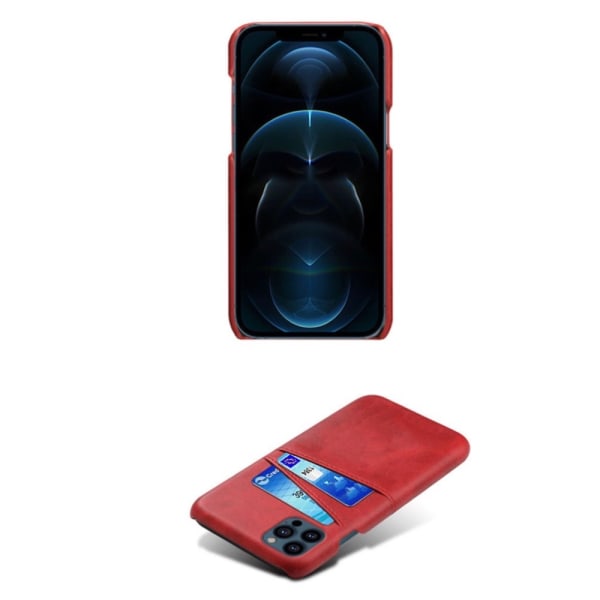 iPhone 13 Pro skal korthållare - Röd