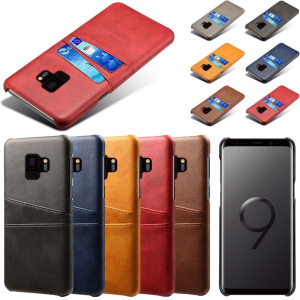Samsung Galaxy S9 kotelo matkapuhelimen kotelon aukko laturikuulokkeille - Red