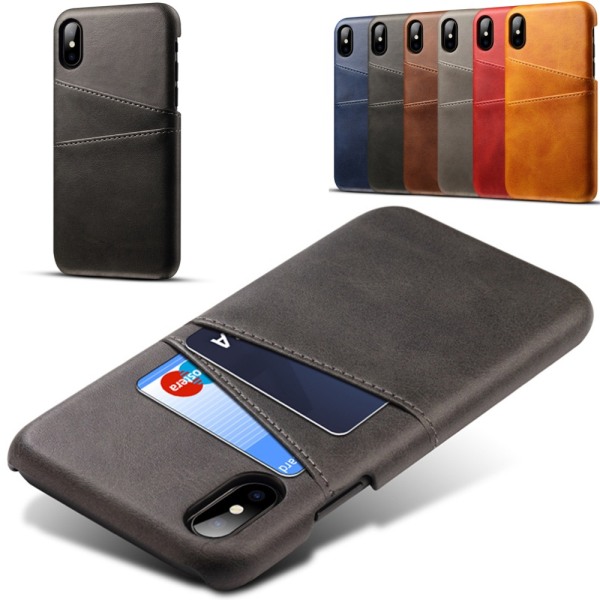 iPhone x/xs skal kort - Sort iPhone X/XS