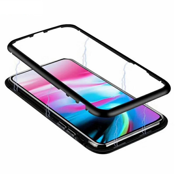 Qi-magneettisuojakotelo Samsung S7 / S8 / S9 / S10 / S20 E / + / U / FE - Svart S8+