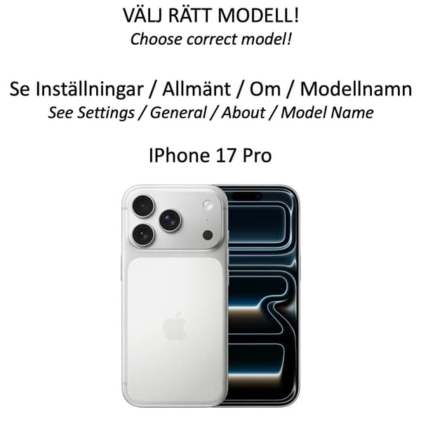 Iphone 17 Pro skal Army V3 - Transparent Iphone 17 Pro