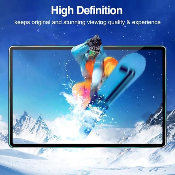 Samsung Galaxy Tab S9 skærmbeskytter hærdet glas 9H gennemsigtig  