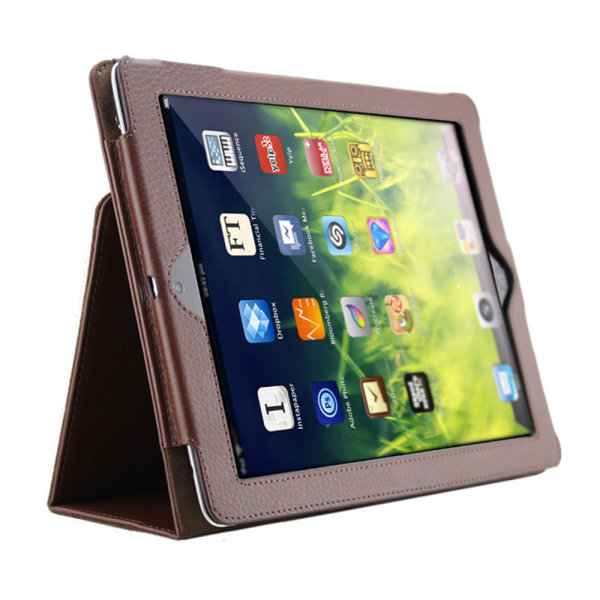 För alla modeller iPad fodral/skal/air/pro/mini urtag hörlurar - Brun iPad 10.2 gen 9/8/7 Pro 10.5 Air 3